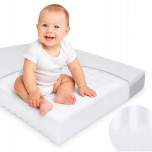 Materac 120x60 średnio twardy premium piankowy do łóżeczka Babymam