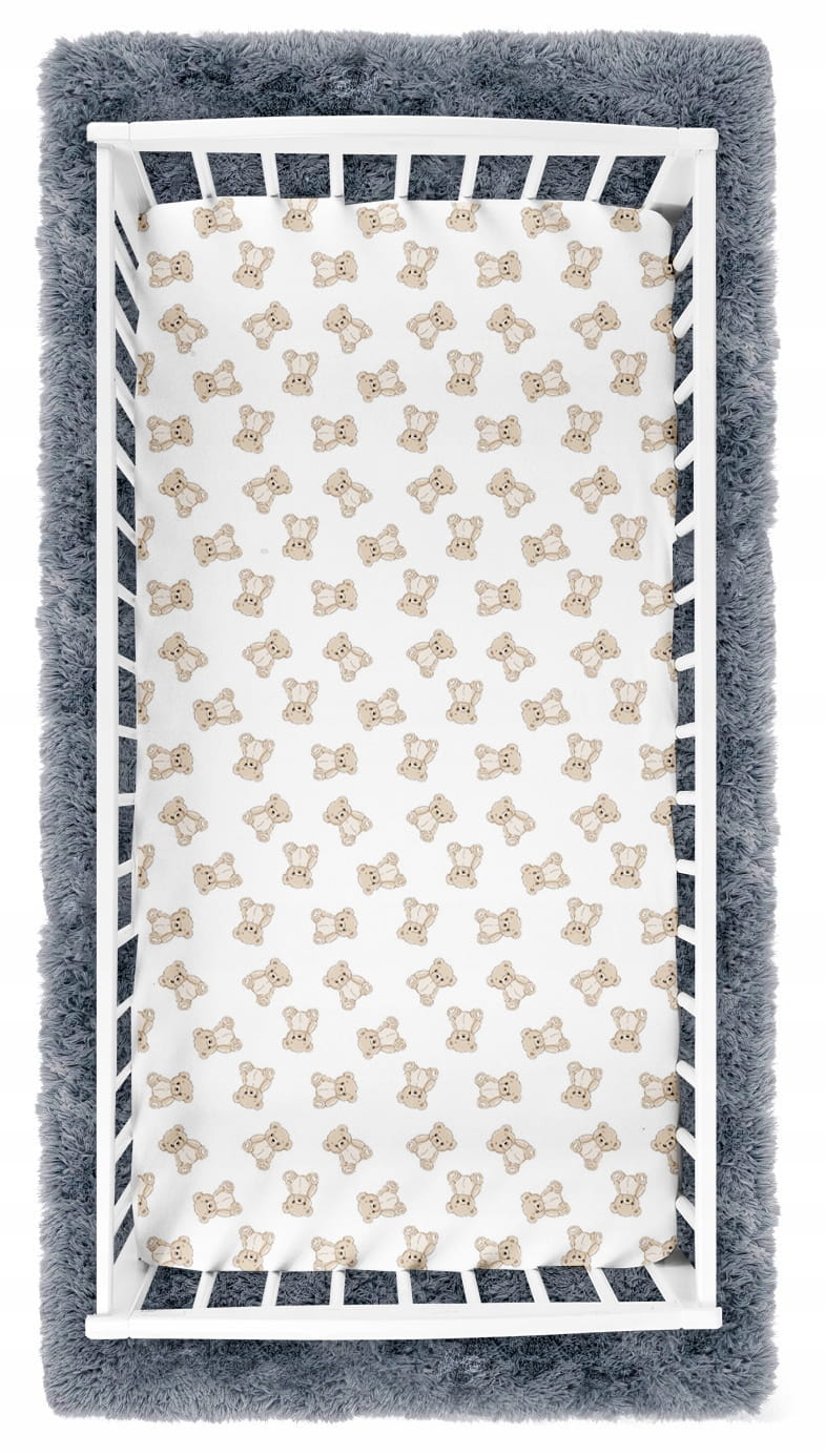 Prześcieradło 120x60 do łóżeczka bawełna materiałowe Babymam - obrazek 2