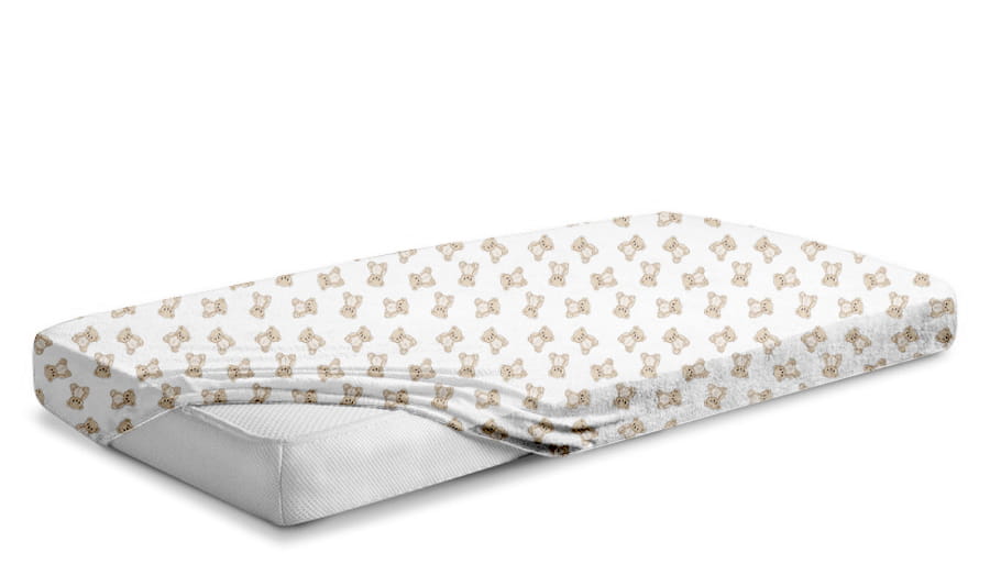 Prześcieradło 120x60 do łóżeczka bawełna materiałowe Babymam - obrazek 4