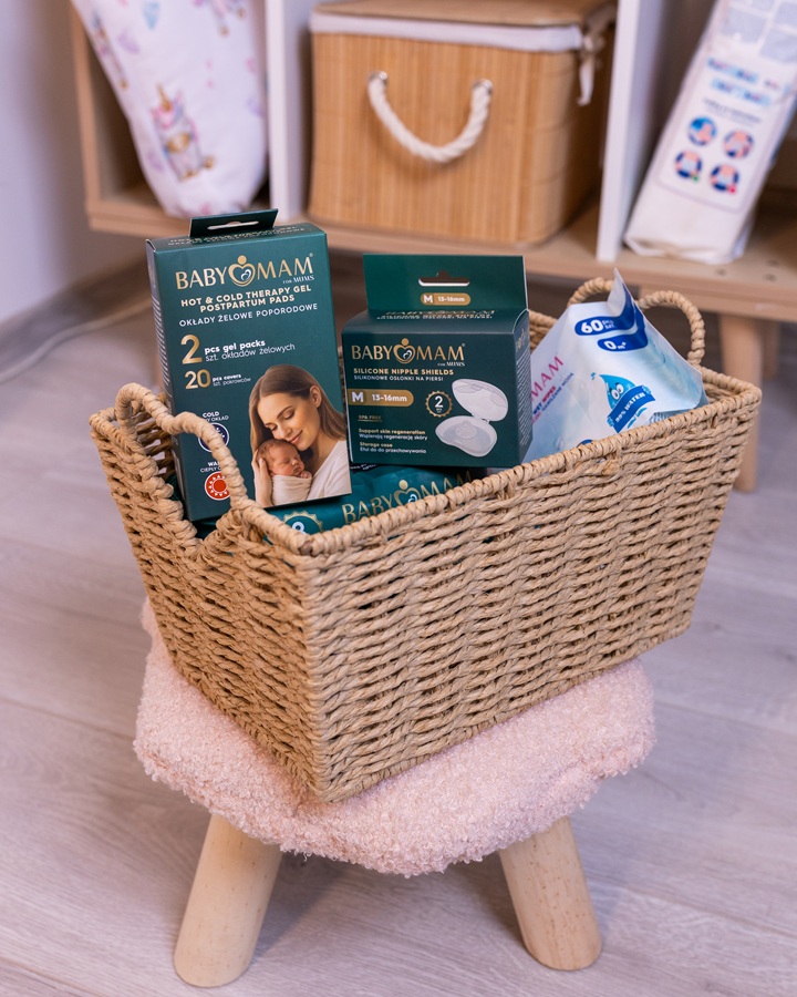 Babymam silikonowe osłonki na piersi sutki + etui premium rozmiar L - obrazek 3