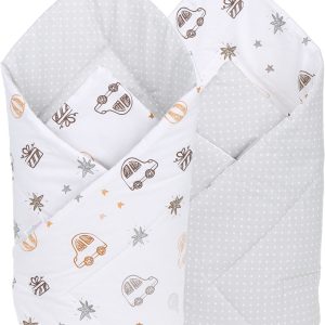 Babymam becik rożek niemowlęcy bawełna dwustronny