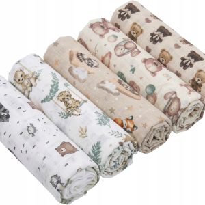 Babymam pieluchy tetrowe bawełna 100% zestaw 5szt