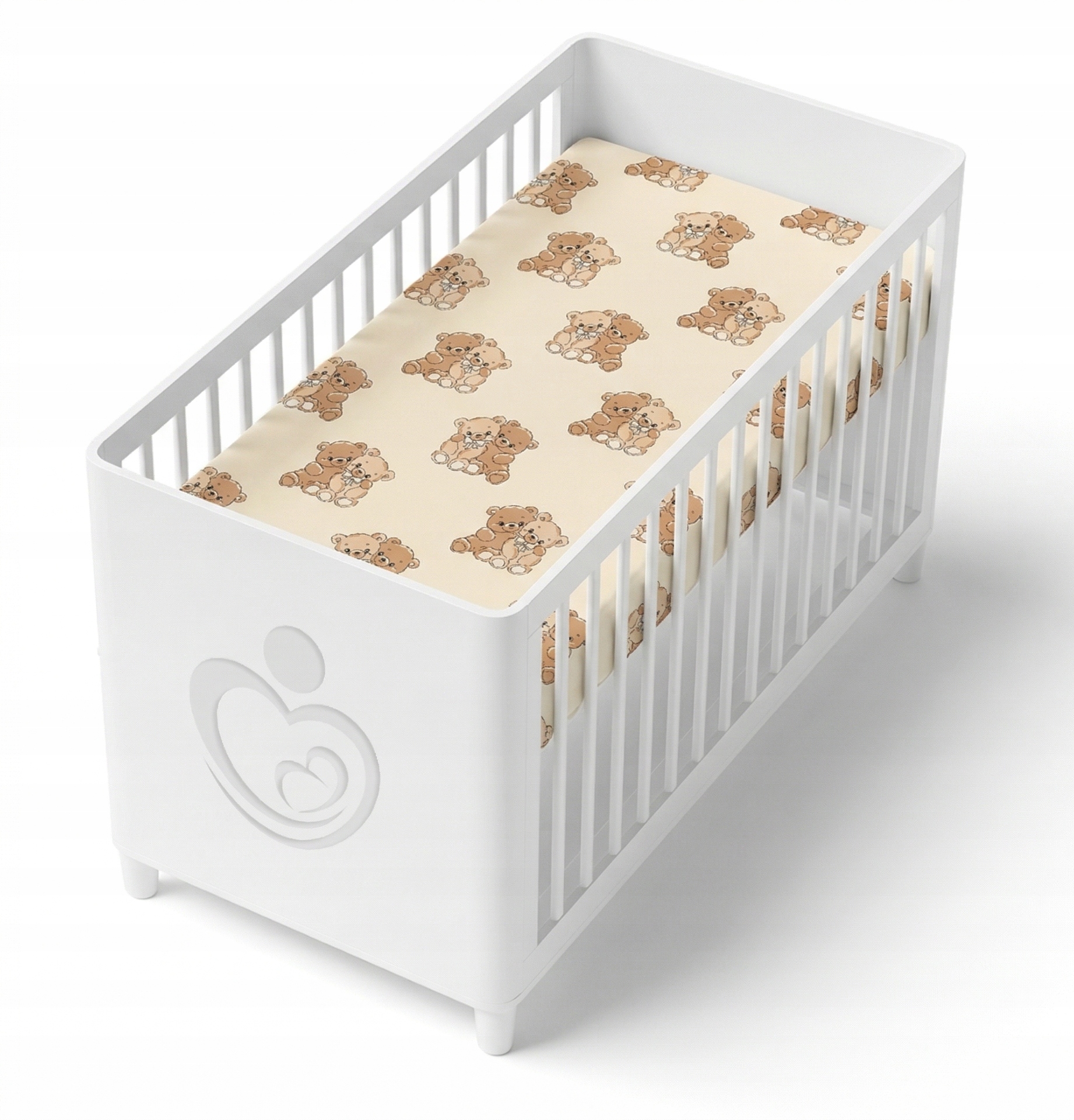 Prześcieradło 120x60 do łóżeczka bawełna materiałowe Babymam - obrazek 2