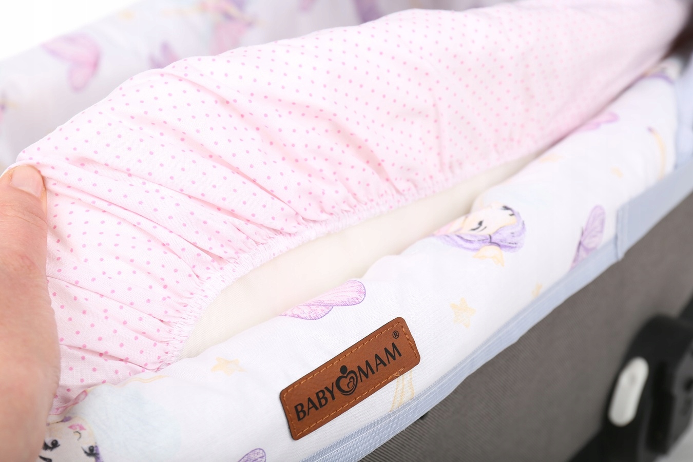 Babymam wkładka do gondoli wózka + prześcieradło - obrazek 8
