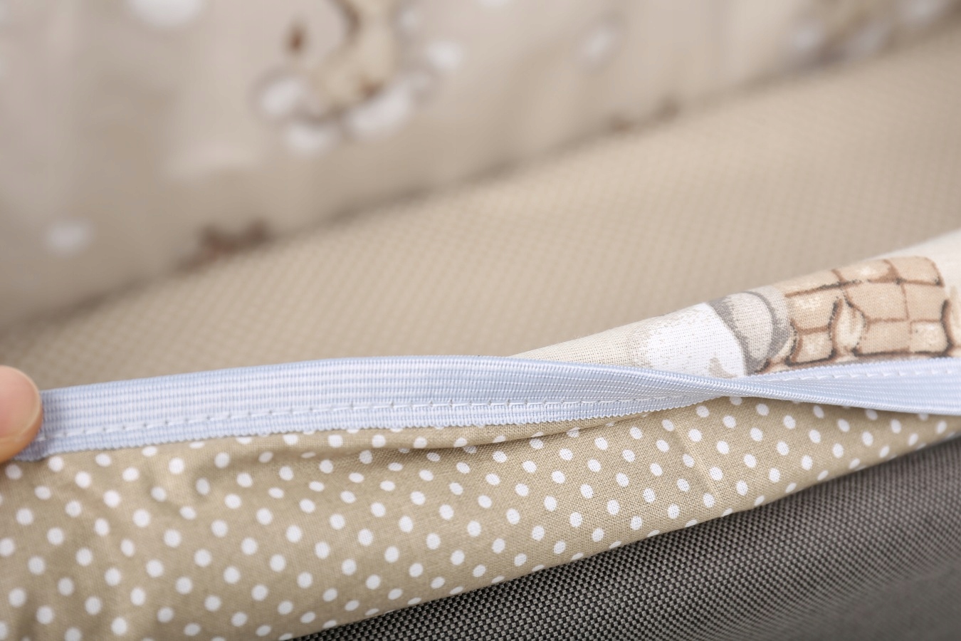 Babymam wkładka do gondoli wózka na zamek usztywniana dwustronna - obrazek 10