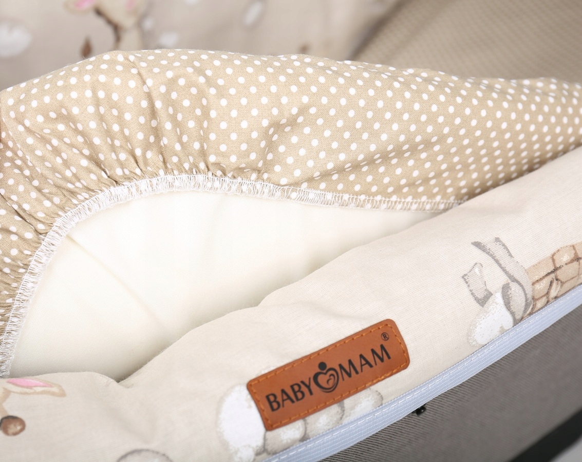 Babymam wkładka do gondoli wózka na zamek usztywniana dwustronna - obrazek 11