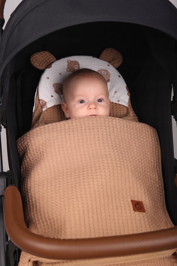 Otulacz do fotelika wózka nosidełka zapinany oddychający 3D AIR 3w1 Babymam - obrazek 6