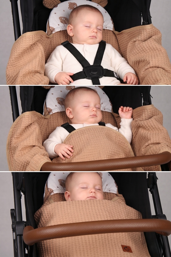 Otulacz do fotelika wózka nosidełka zapinany oddychający 3D AIR 3w1 Babymam - obrazek 8