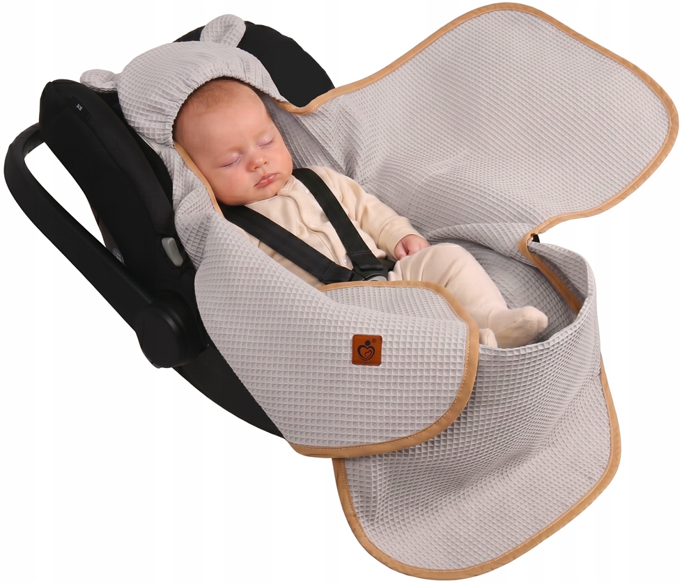 Otulacz do fotelika wózka nosidełka zapinany oddychający 3D AIR 3w1 Babymam