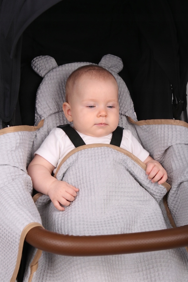 Otulacz do fotelika wózka nosidełka zapinany oddychający 3D AIR 3w1 Babymam - obrazek 5