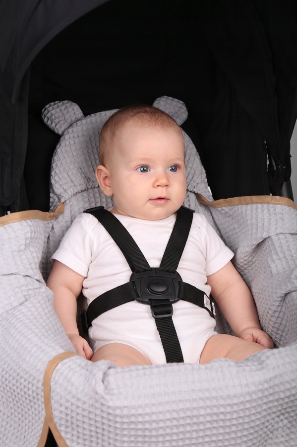 Otulacz do fotelika wózka nosidełka zapinany oddychający 3D AIR 3w1 Babymam - obrazek 6