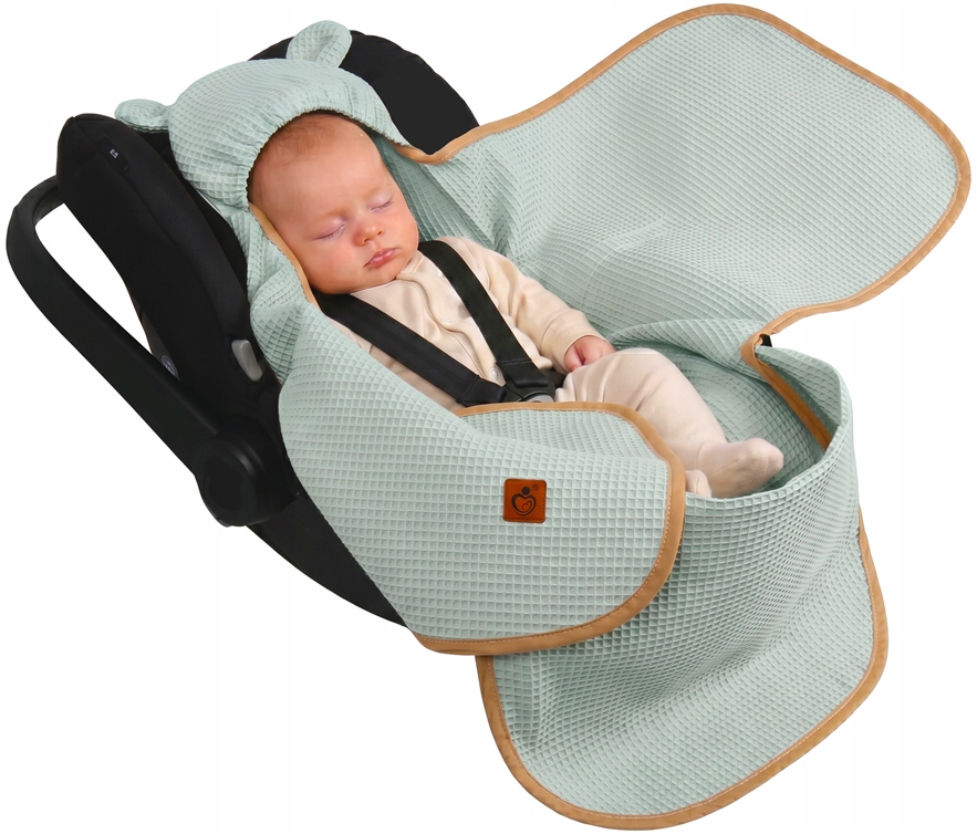 Otulacz do fotelika wózka nosidełka zapinany oddychający 3D AIR 3w1 Babymam