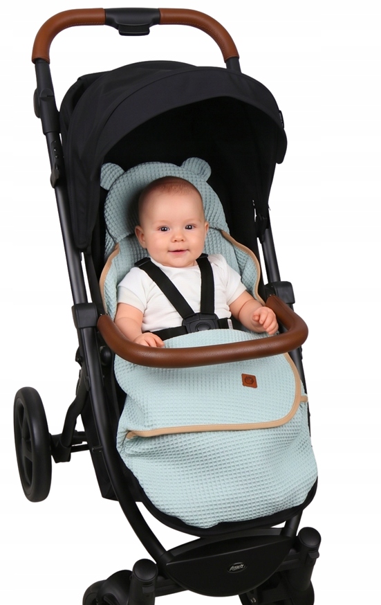Otulacz do fotelika wózka nosidełka zapinany oddychający 3D AIR 3w1 Babymam - obrazek 5