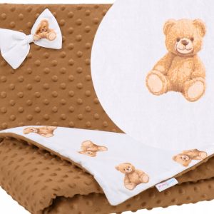 Babymam komplet do wózka minky kocyk + poduszka
