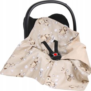 Babymam muślinowy otulacz kocyk nosidełka fotelika