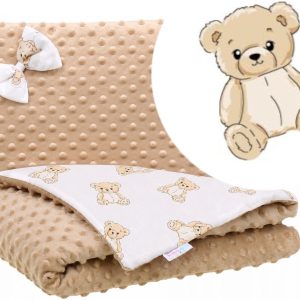 Kocyk minky 75x100 kołderka + poduszka Babymam