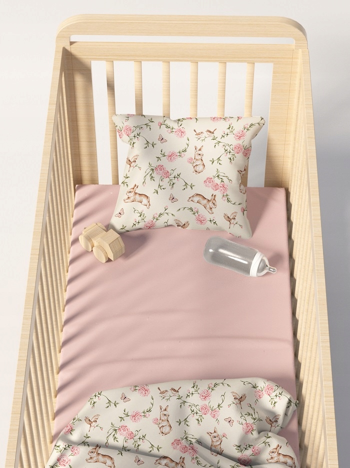 Babymam przerścieradło z gumką 160x80 Jersey do łóżeczka - obrazek 2