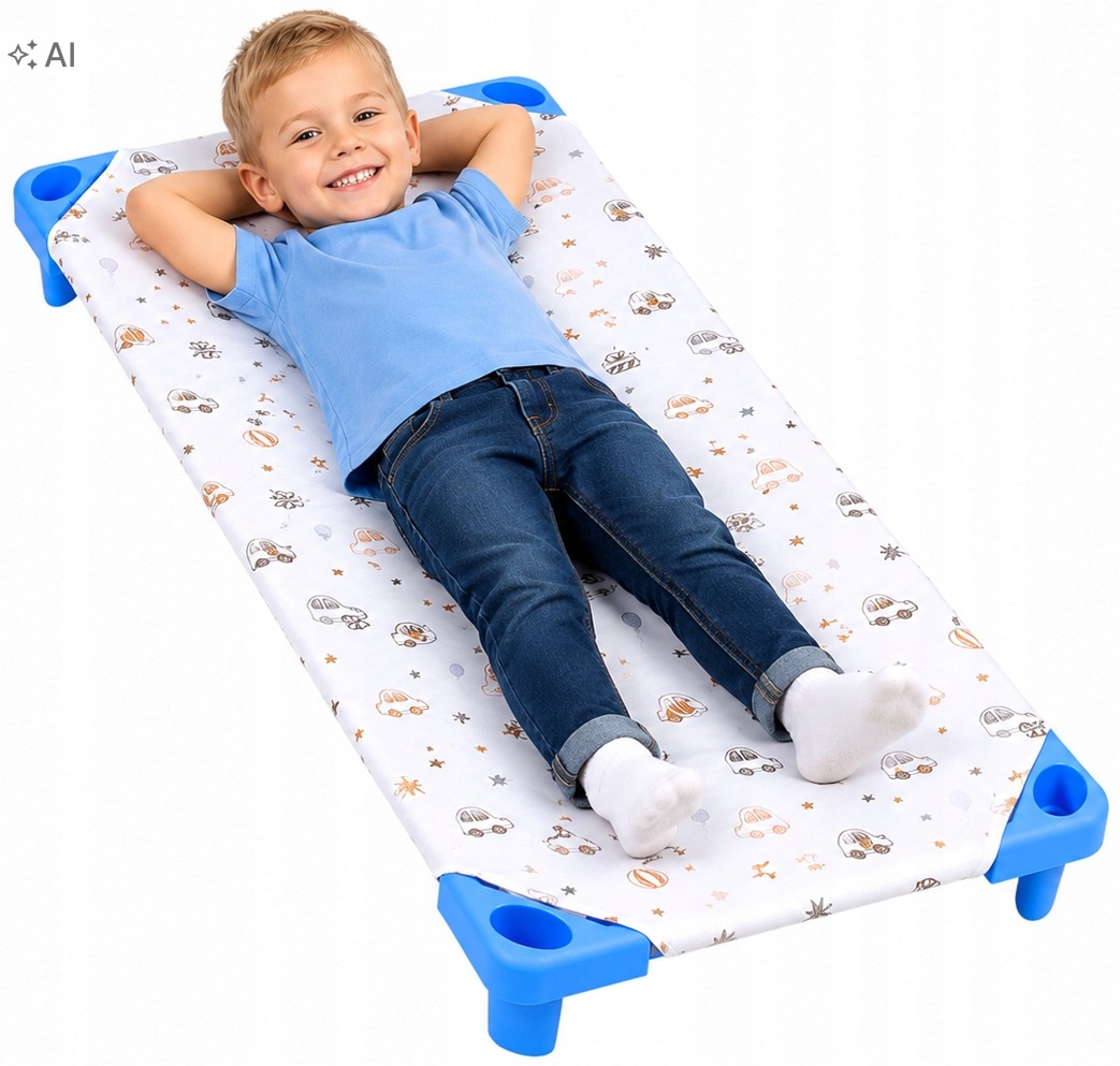 Prześcieradło na leżak przedszkolny 140x60cm do przedszkola żłobka Babymam - obrazek 2