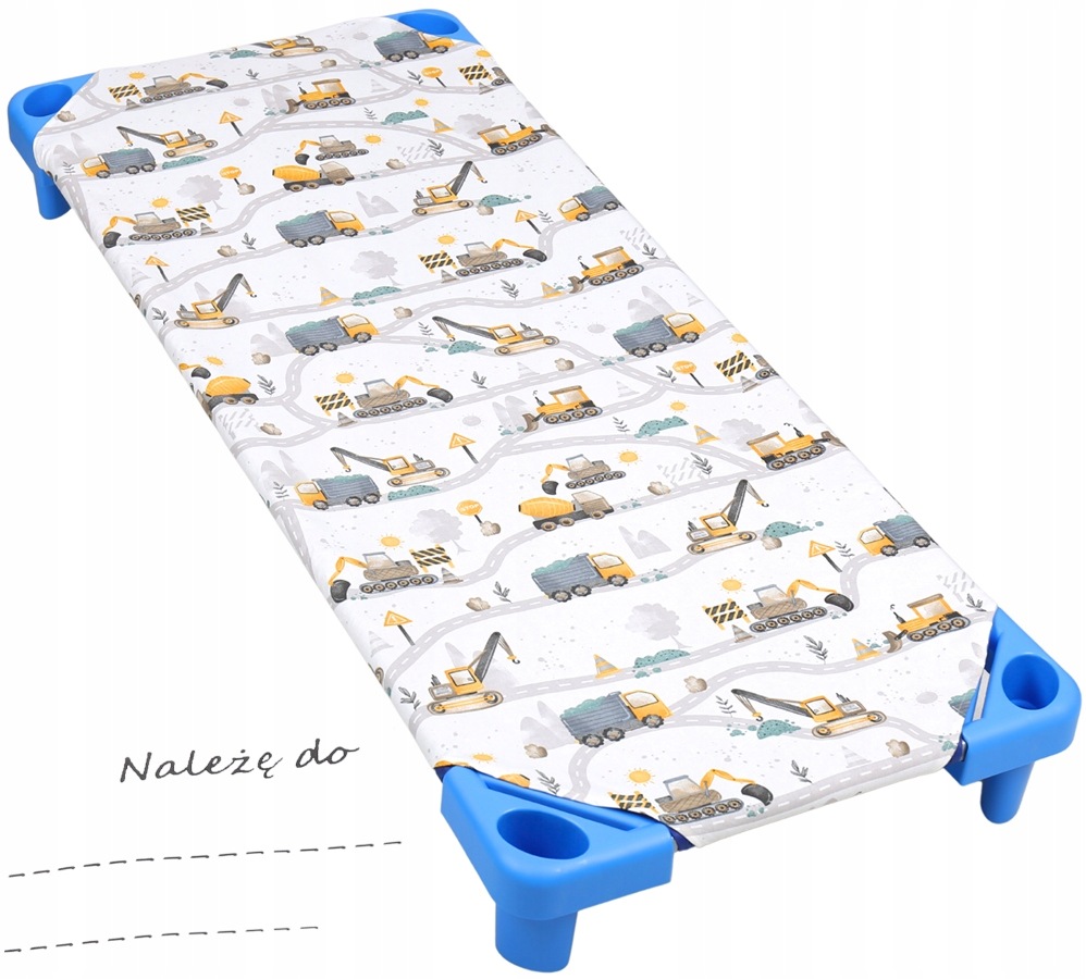 Prześcieradło na leżak przedszkolny 140x60cm do przedszkola żłobka Babymam