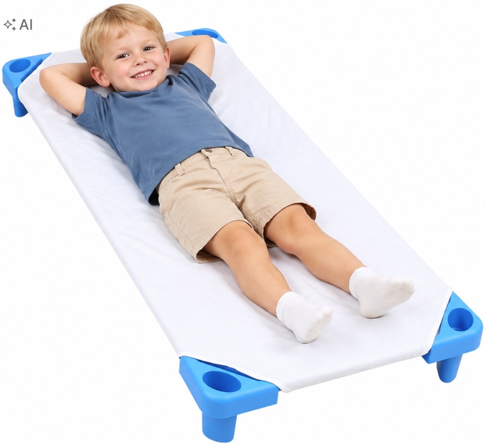Prześcieradło na leżak przedszkolny 140x60cm do przedszkola żłobka Babymam - obrazek 3
