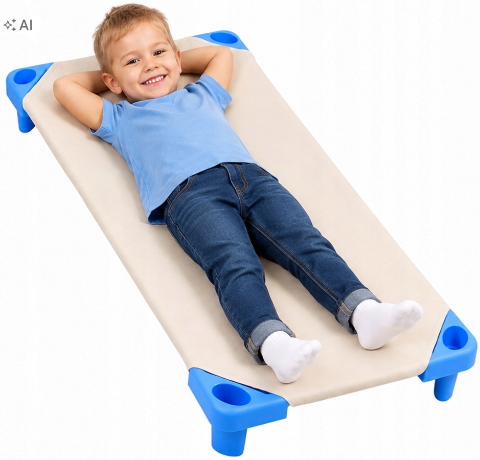 Prześcieradło na leżak przedszkolny 140x60cm do przedszkola żłobka Babymam - obrazek 3