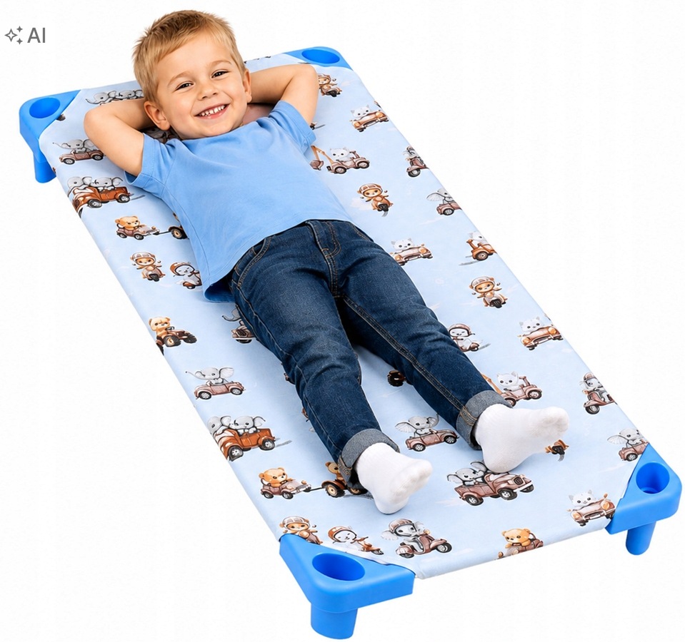 Prześcieradło na leżak przedszkolny 140x60cm do przedszkola żłobka Babymam - obrazek 3