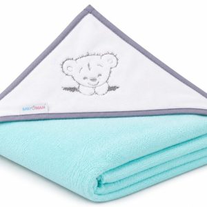 Babymam okrycie kąpielowe ręcznik 100x100 bawełna